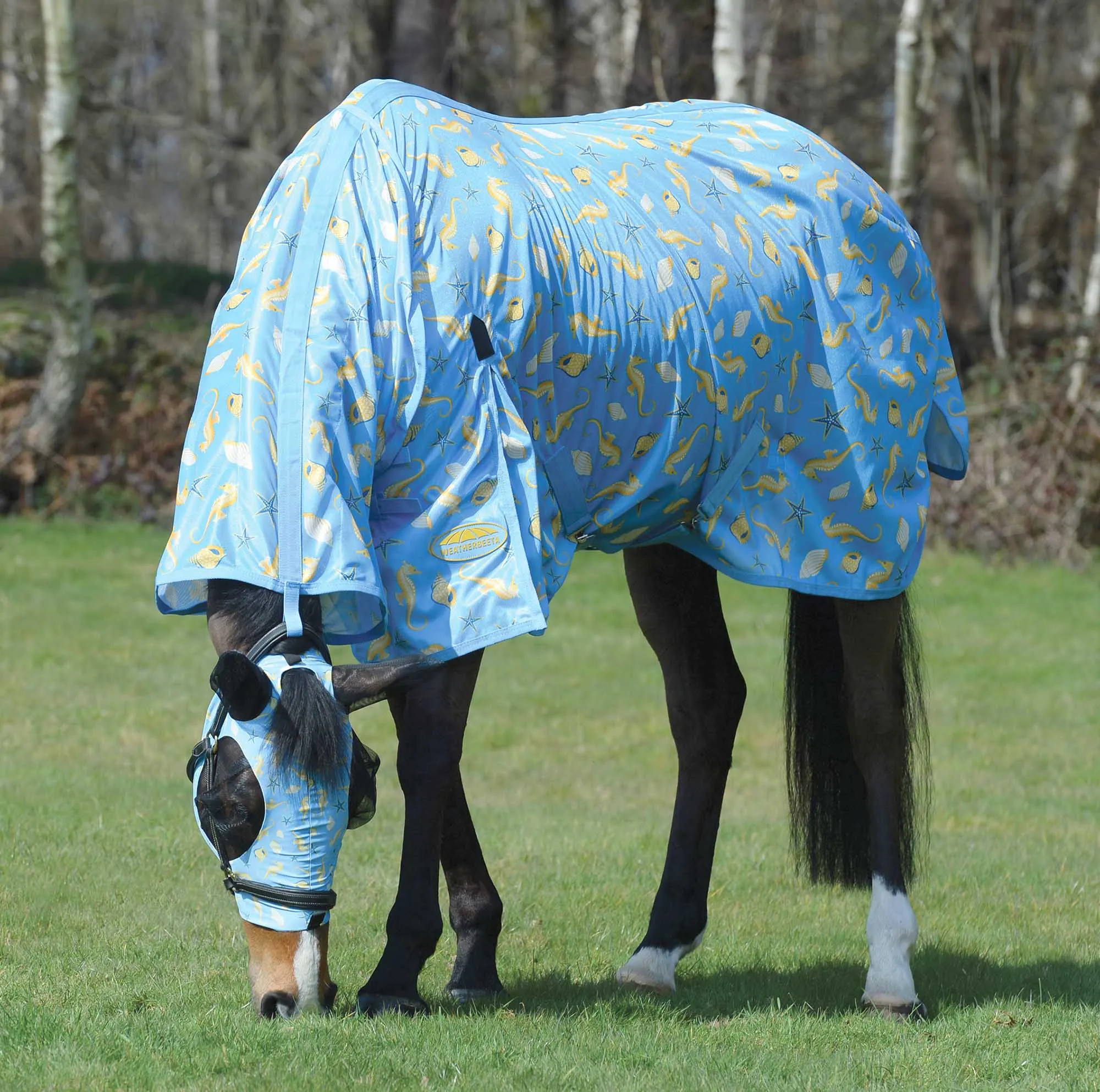 WeatherBeeta ComFITec Essential Mesh II Combo Neck Horse Fly Sheet