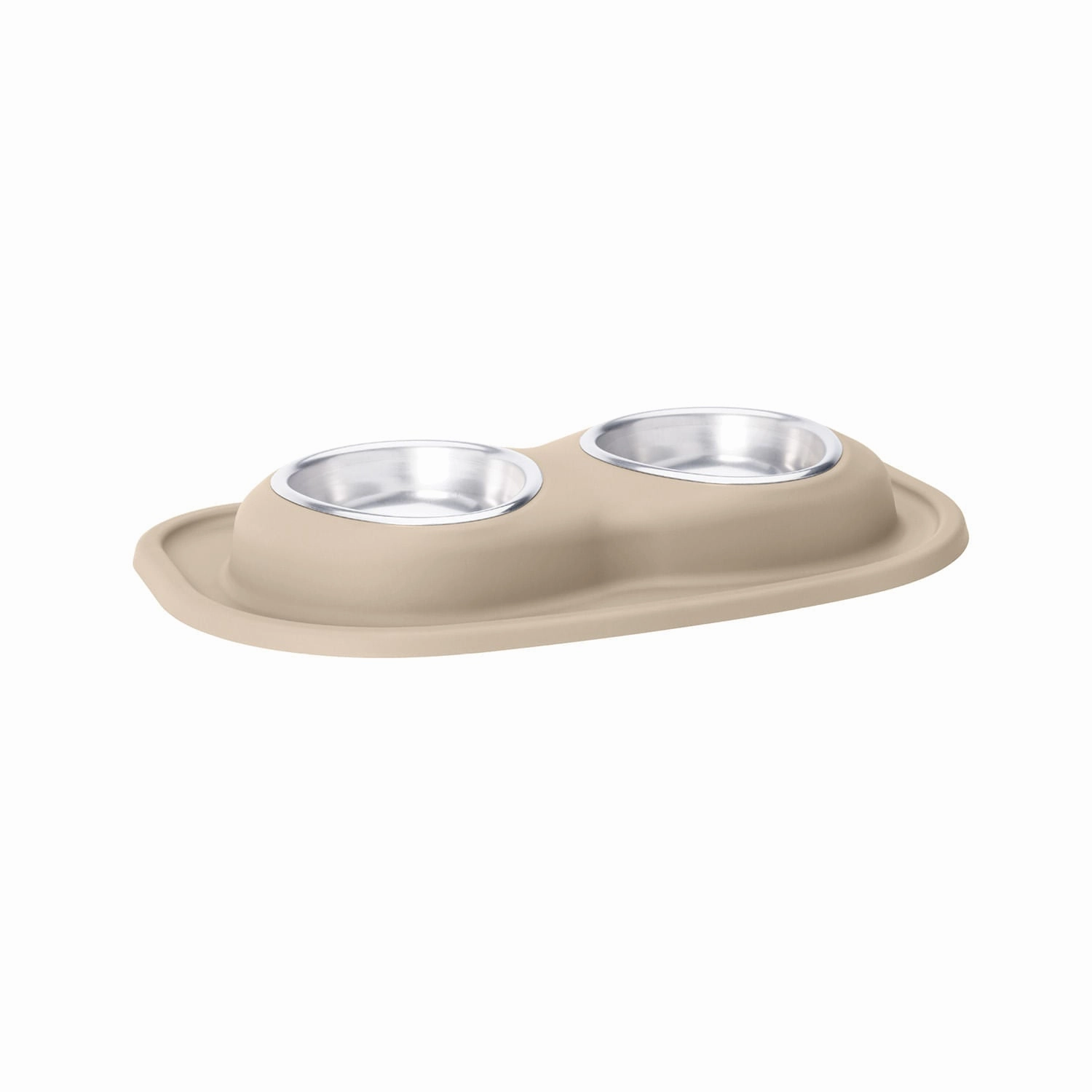 WeatherTech Double Low Pet Feeding System, Stainless Steel