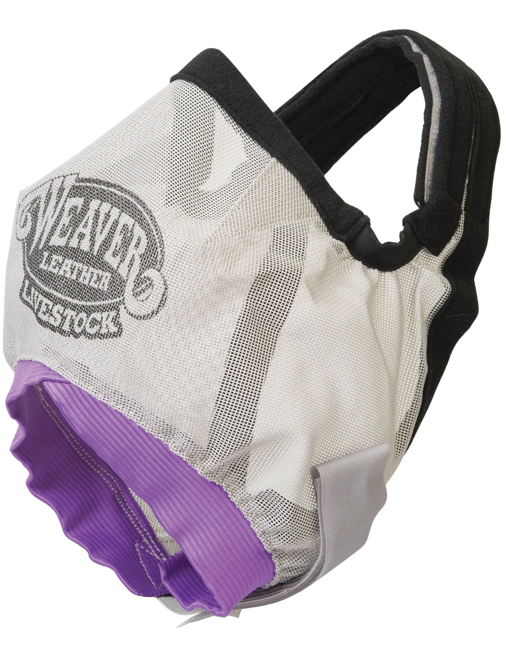 Weaver Cow Fly Mask, Purple/Gray