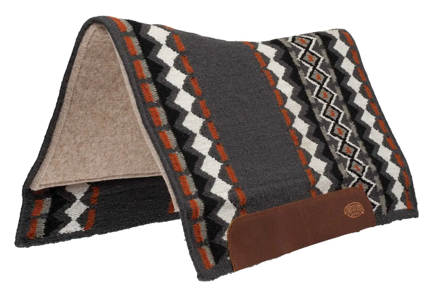 Weaver Flex Contour Wool Blend Felt Saddle Pad, Amarillo