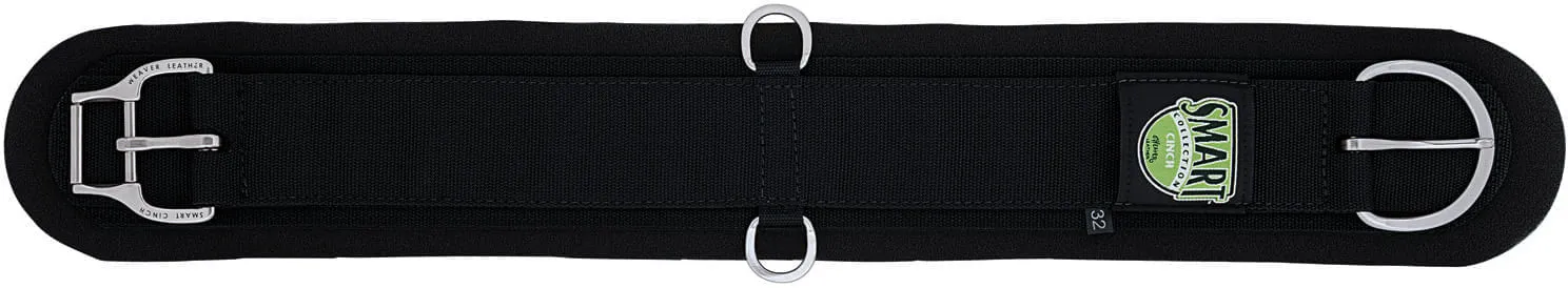 Weaver Neoprene Smart Cinches, Straight, Black