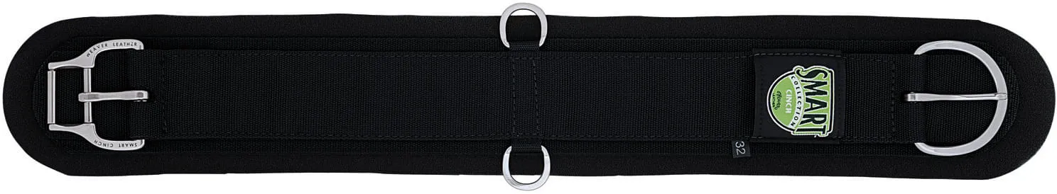 Weaver Neoprene Smart Cinches, Straight, Black