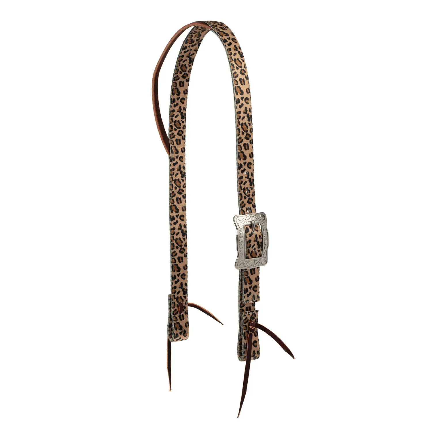 Weaver Patterned Nylon Split Ear Headstall for Horses