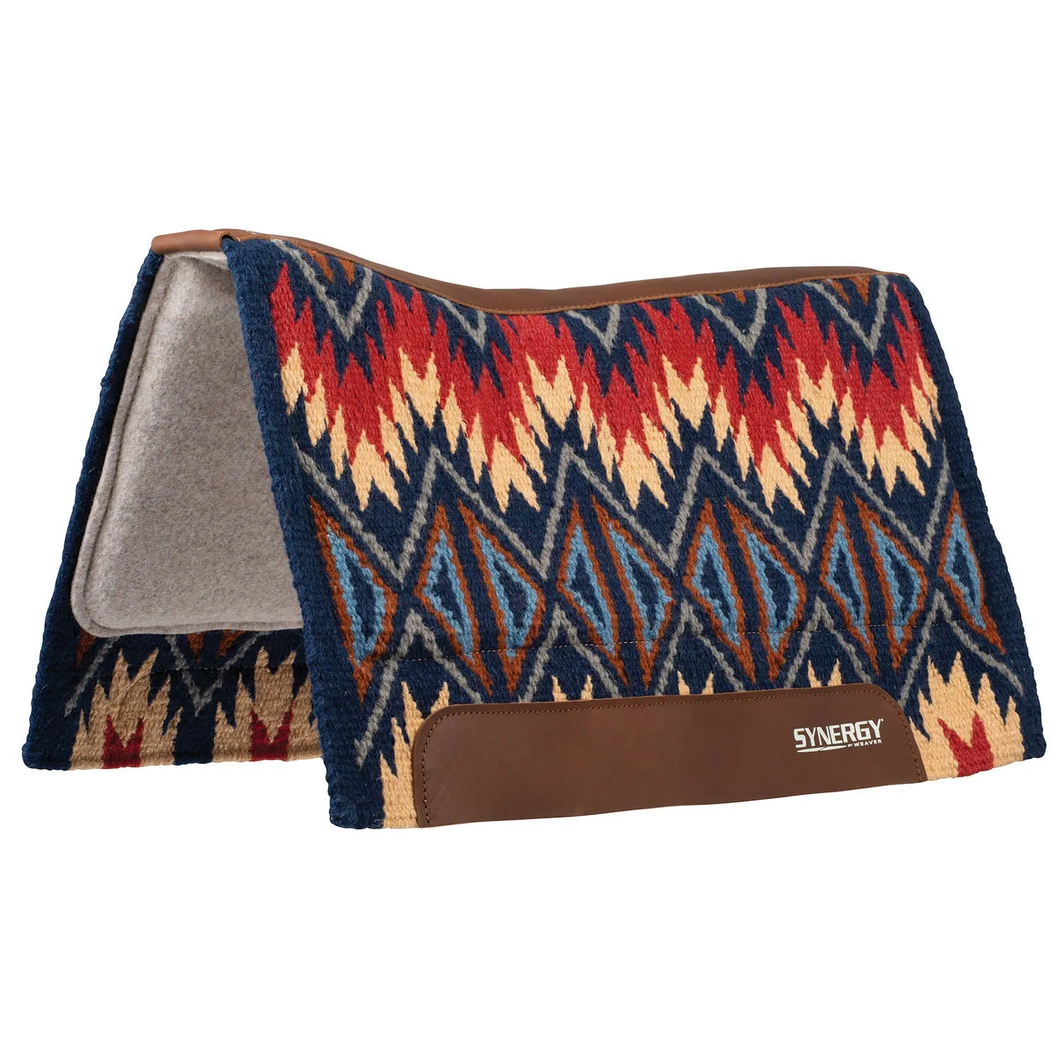 Weaver Synergy Contoured Performance Wool & Felt "Quest" Saddle Pad
