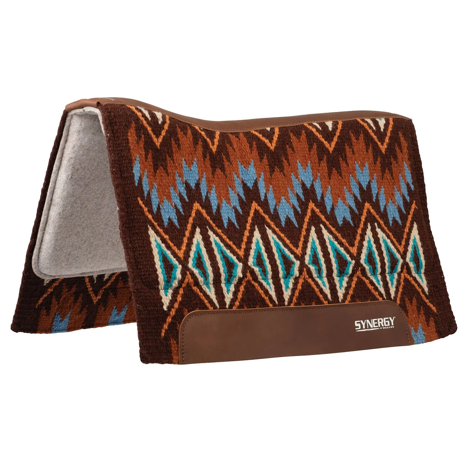 Weaver Synergy Contoured Performance Wool & Felt "Quest" Saddle Pad