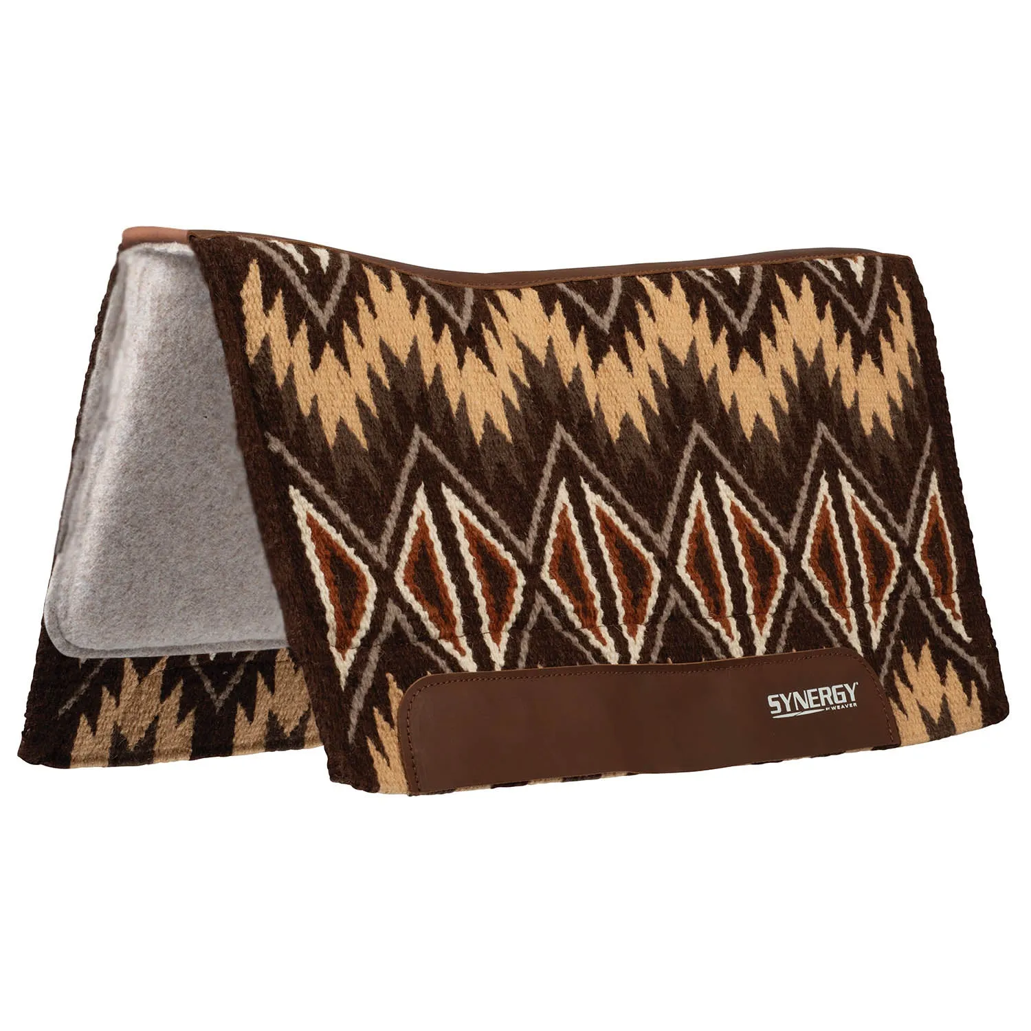 Weaver Synergy Contoured Performance Wool & Felt "Quest" Saddle Pad