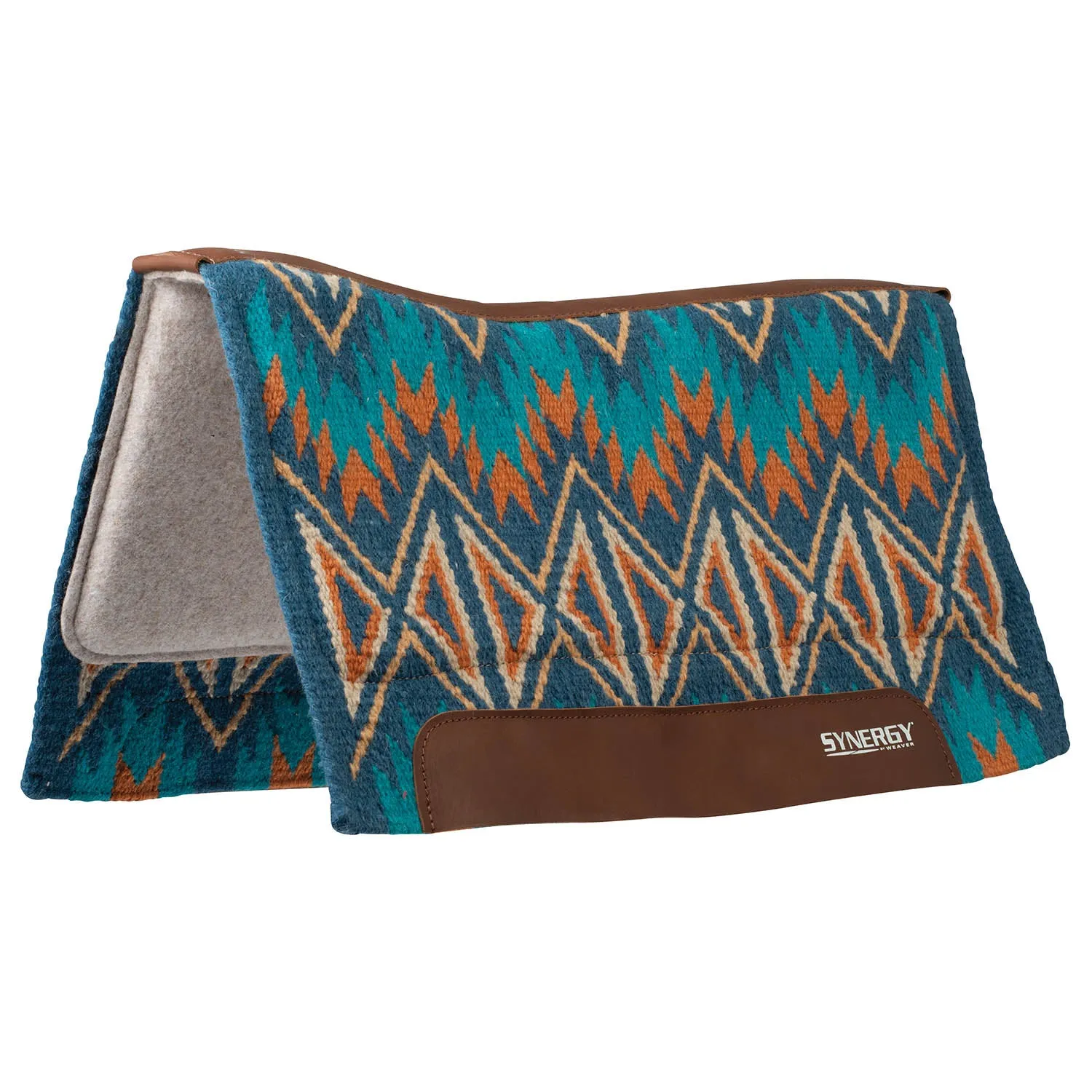 Weaver Synergy Contoured Performance Wool & Felt "Quest" Saddle Pad