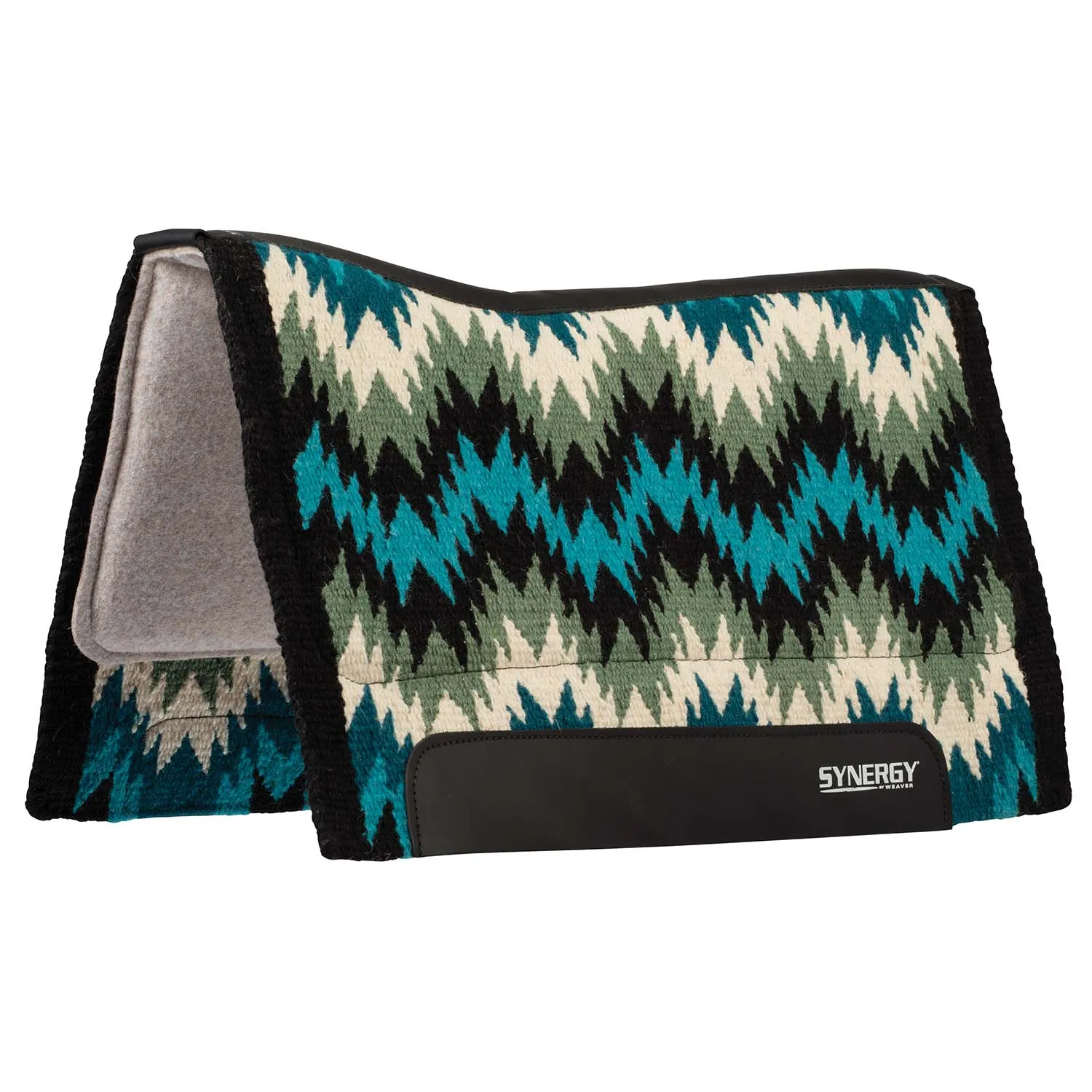Weaver Synergy Contoured Performance Wool & Felt "Stampede" Saddle Pad