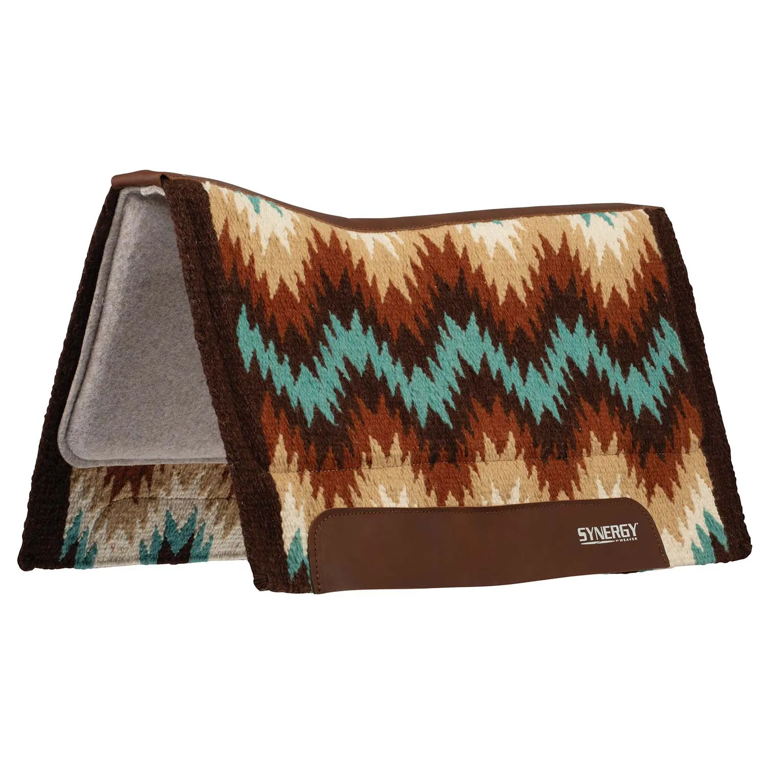Weaver Synergy Contoured Performance Wool & Felt "Stampede" Saddle Pad