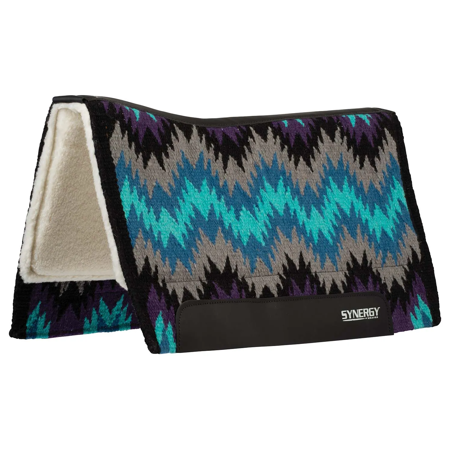 Weaver Synergy Contoured Performance Wool & Felt "Stampede" Saddle Pad