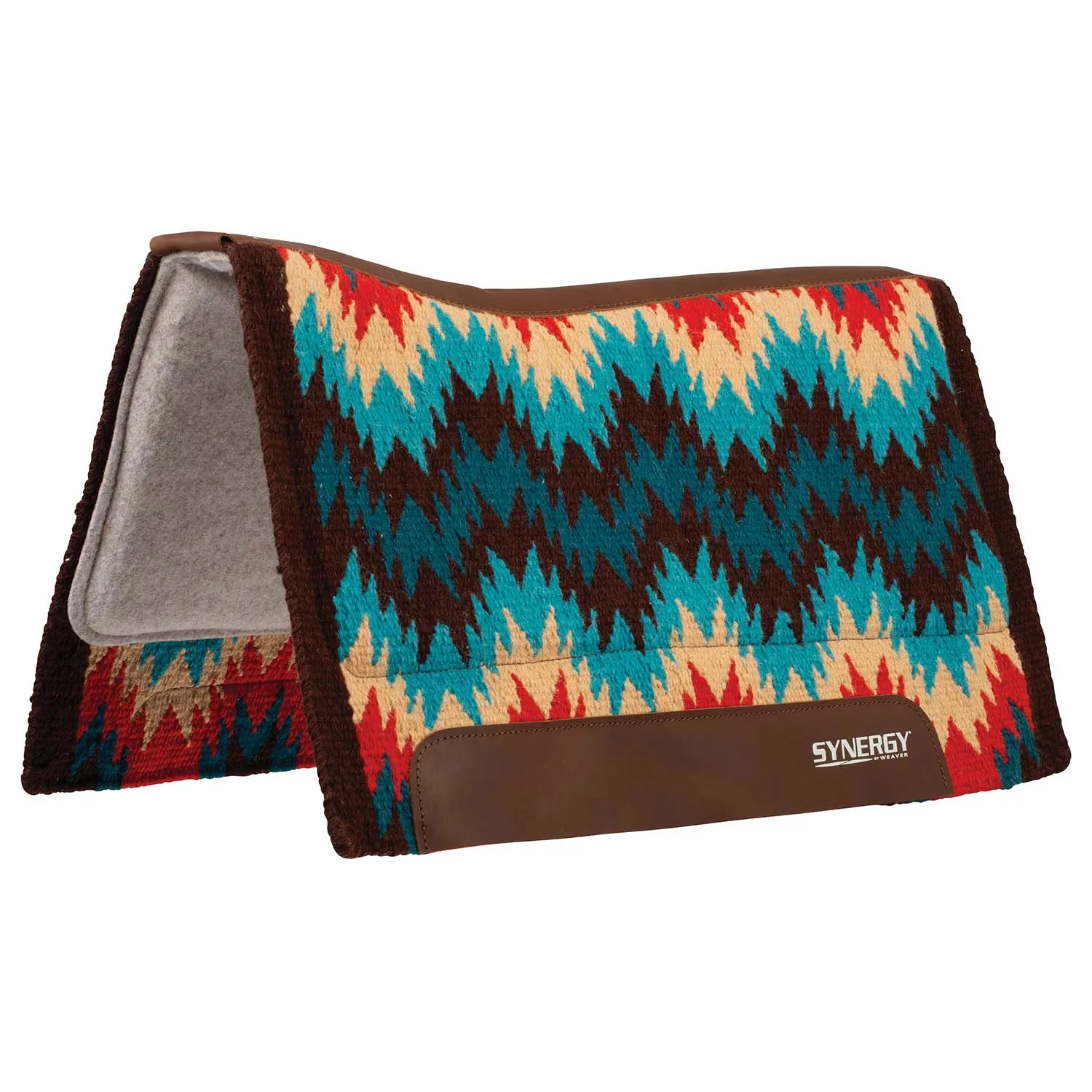 Weaver Synergy Contoured Performance Wool & Felt "Stampede" Saddle Pad