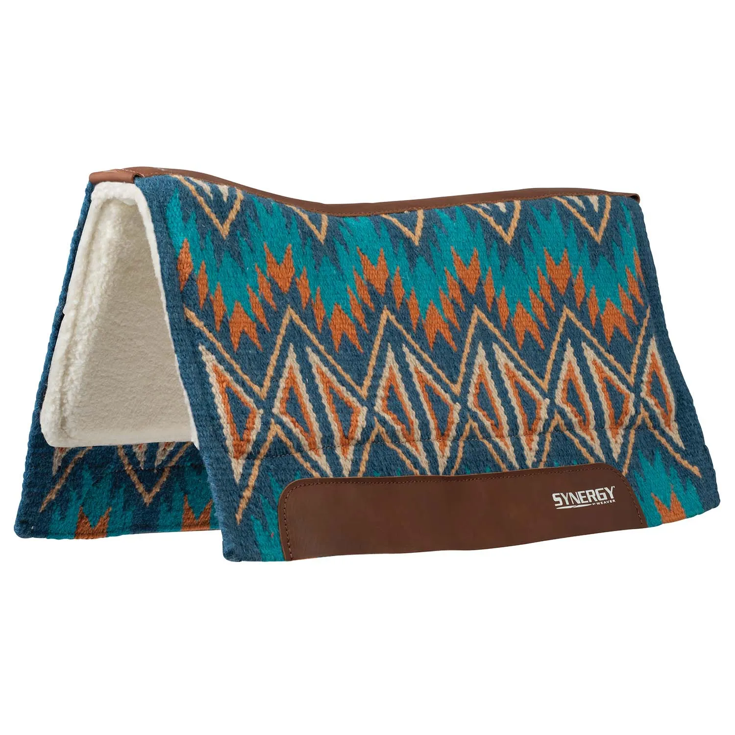 Weaver Synergy Contoured Performance Wool & Fleece "Quest" Saddle Pad