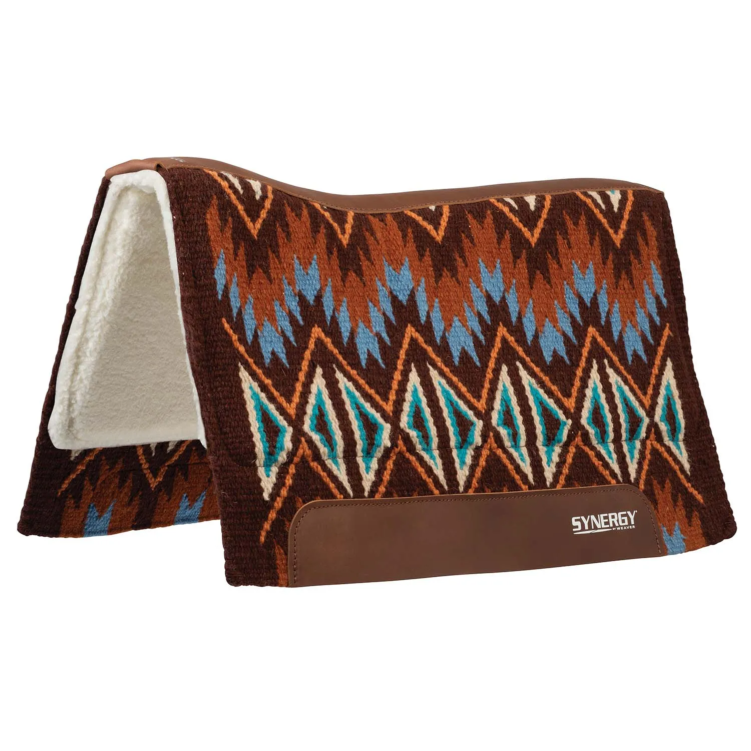 Weaver Synergy Contoured Performance Wool & Fleece "Quest" Saddle Pad