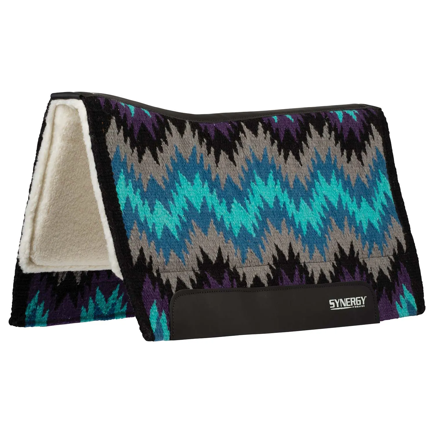 Weaver Synergy Contoured Performance Wool & Fleece "Stampede" Saddle Pad