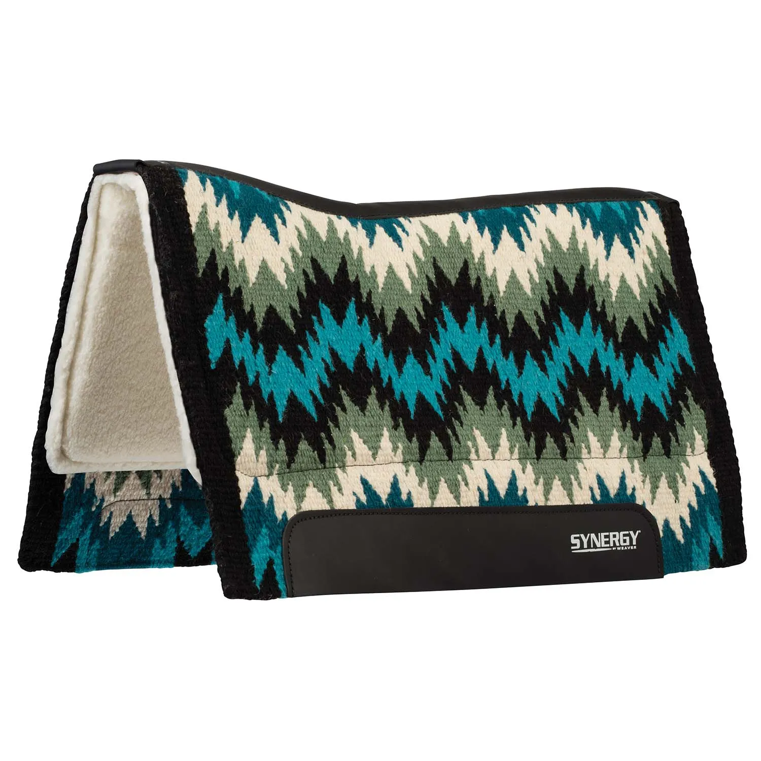 Weaver Synergy Contoured Performance Wool & Fleece "Stampede" Saddle Pad
