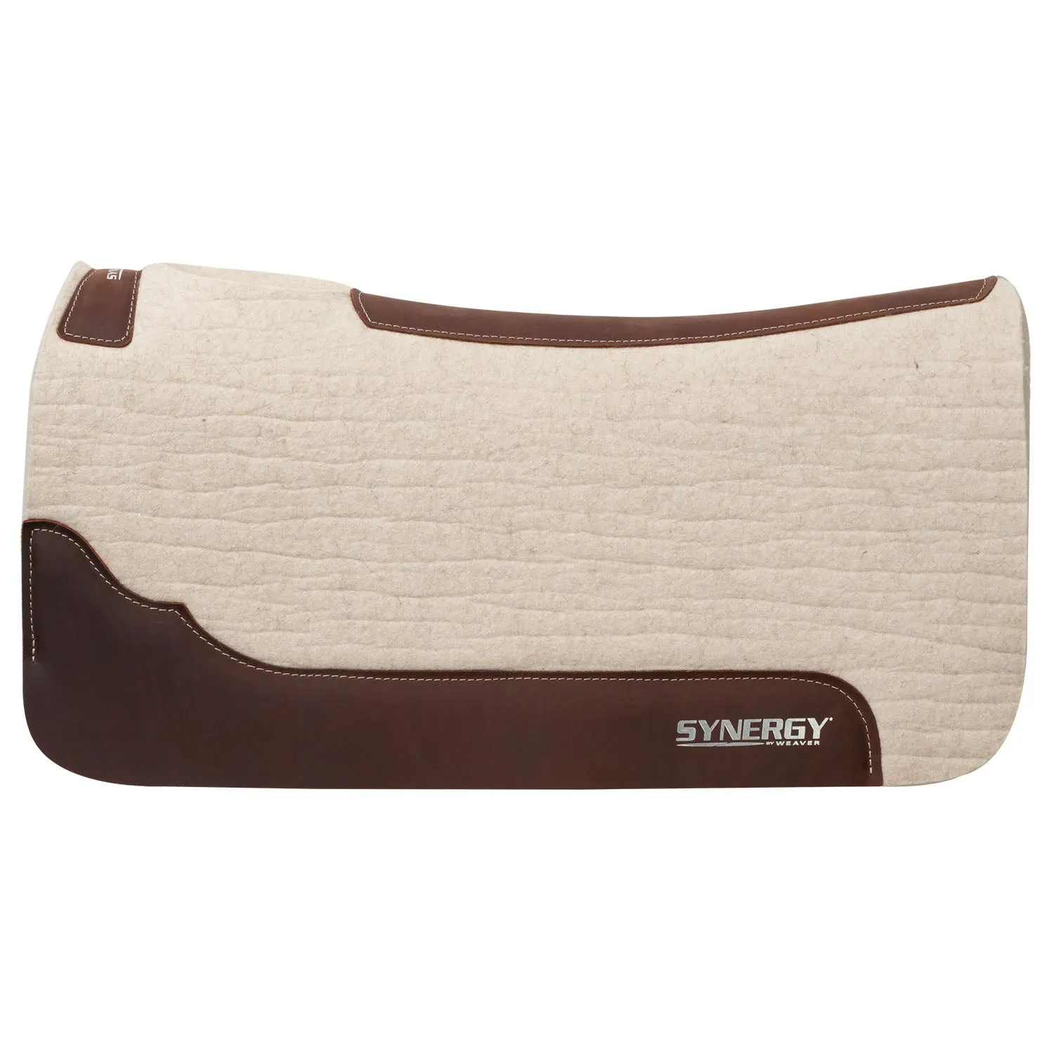 Weaver Synergy Contoured Steam Pressed 100% Merino Wool Felt Performance Saddle Pad