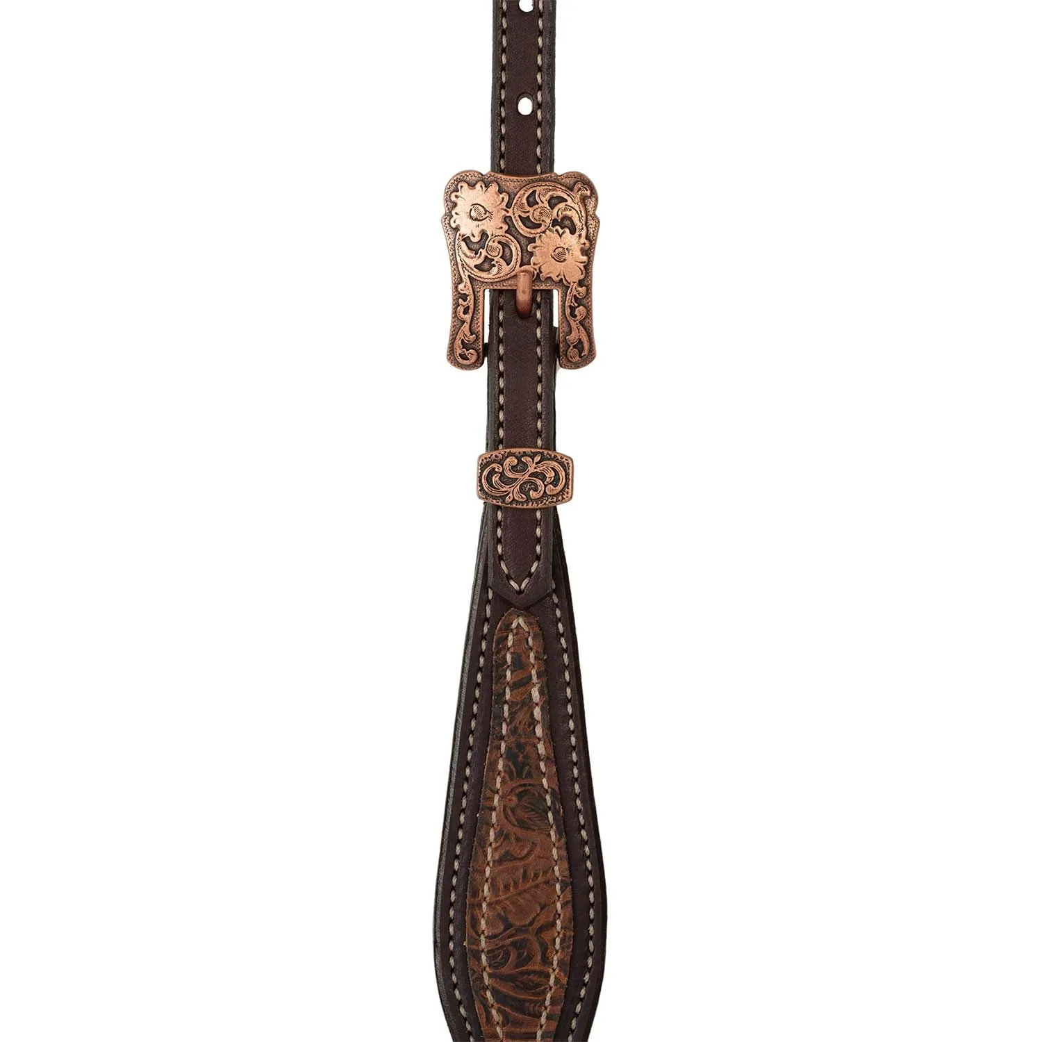 Weaver Western Floral Leather Browband Headstall for Horses