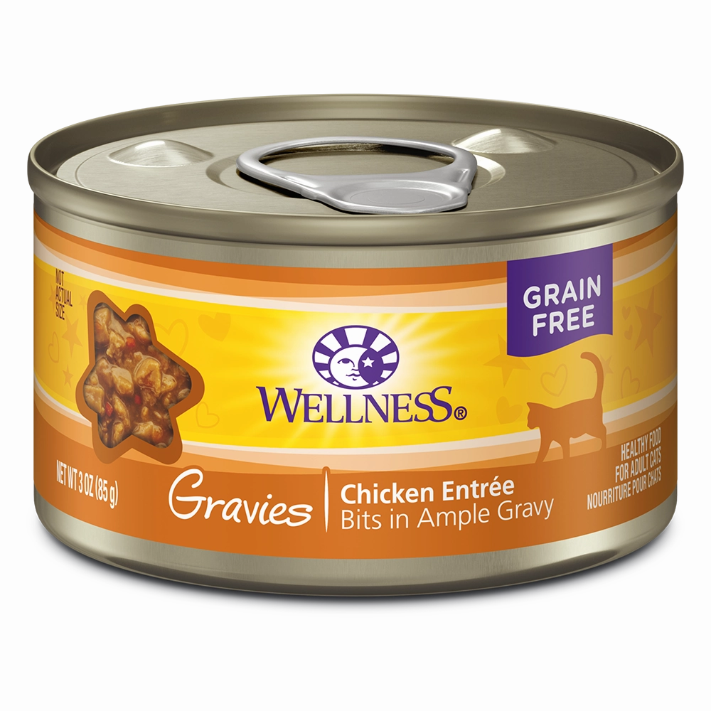 Wellness Cat Gravies Chicken Entree 3oz (EXPIRY 02 DEC 2025)