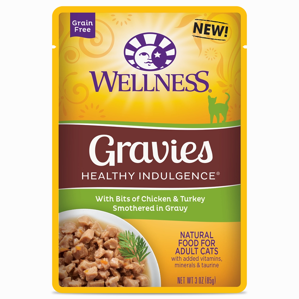 Wellness Cat Healthy Indulgence Gravies - Chicken & Turkey 3oz