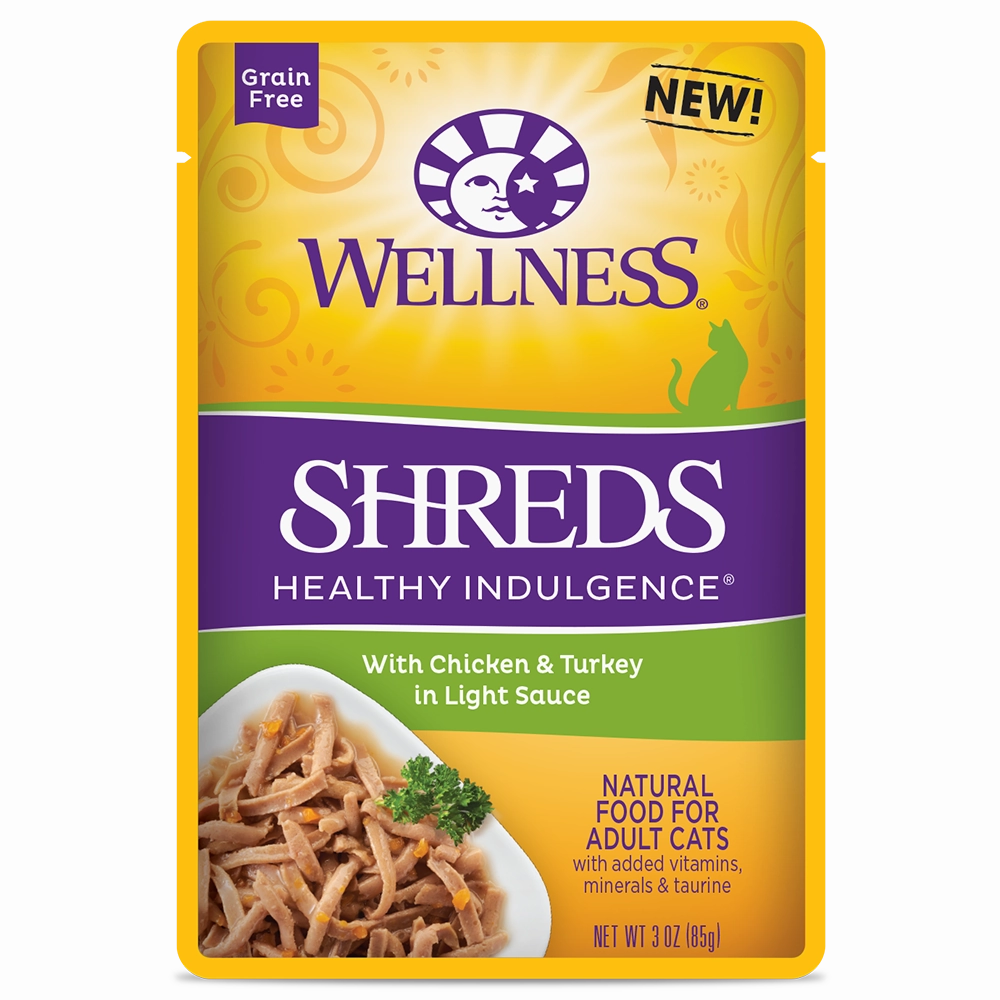 Wellness Cat Healthy Indulgence Shreds - Chicken & Turkey 3oz