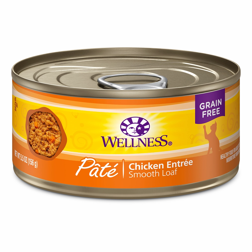 Wellness Cat Pate Chicken Entree 5.5oz