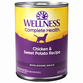 Wellness Complete Health Chicken & Sweet Potato Canned Dog Food 354g dog sweater dog tuxedo dog dress holiday dog outfit dog birthday shirt