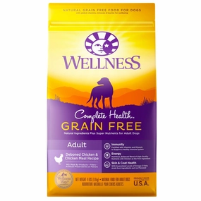 Wellness Complete Health Grain Free Adult Chicken & Chicken Meal Dry Dog Food dog sweater dog tuxedo dog dress holiday dog outfit dog birthday shirt
