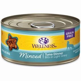 Wellness Complete Health Minced Tuna Dinner Grain-Free Canned Cat Food 156g cat snacks catnip treats healthy cat food cat reward treats low calorie cat food