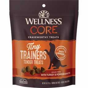 Wellness Core Tiny Trainers Turkey & Pomegranate Grain-Free Dog Treats 6oz dog supplies dog food toys accessories dog bed