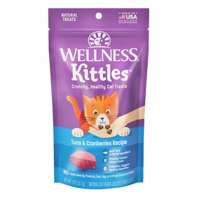 Wellness Kittles Tuna & Cranberries Cat Treats 2oz premium cat food dental cat treats cat chicken treats tuna cat food cat fish treats