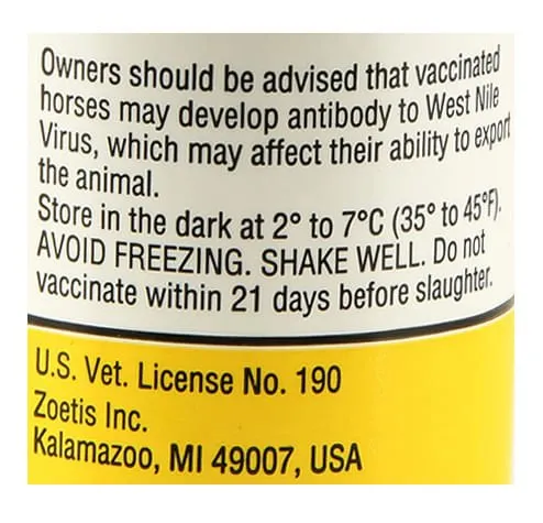 West Nile Innovator Horse Vaccine