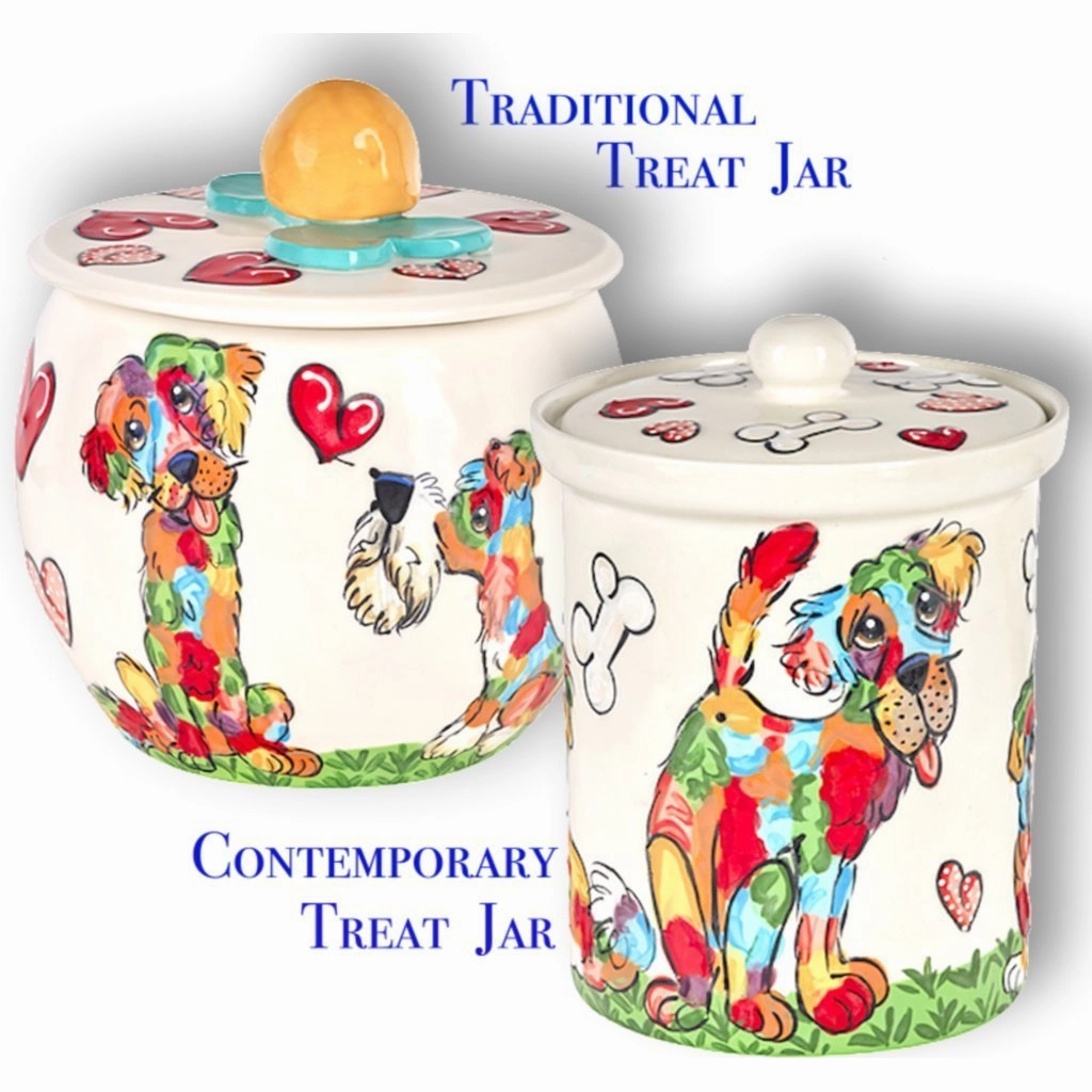 Westie 1 Dog Treat Jar