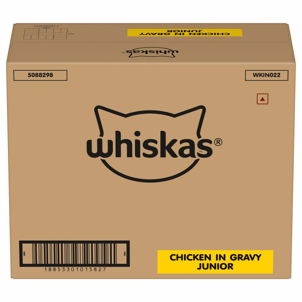 Whiskas Chicken in Gravy Kitten (2-12 Months) Cat Wet Food