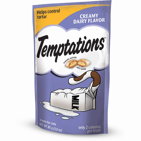 Whiskas Temptations Creamy Dairy Cat Treats cat supplies cat house cat tree cat feeder cat collar