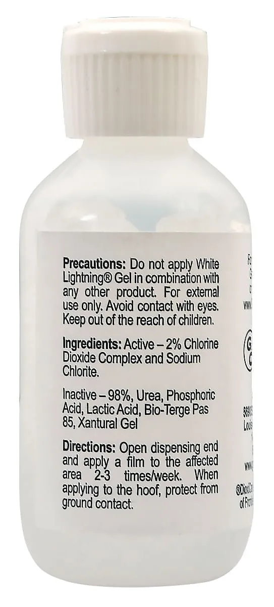 White Lightning Hoof Gel, 2 oz