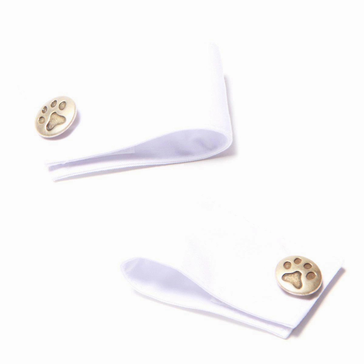 White Shirt Collar With Lilac Dog Bow Tie