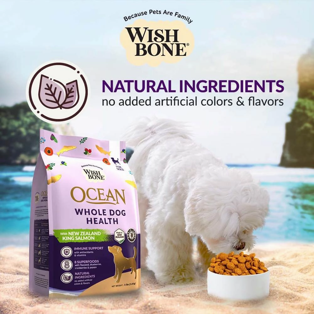 Wishbone Ocean New Zealand King Salmon Grain-Free Dry Dog Food
