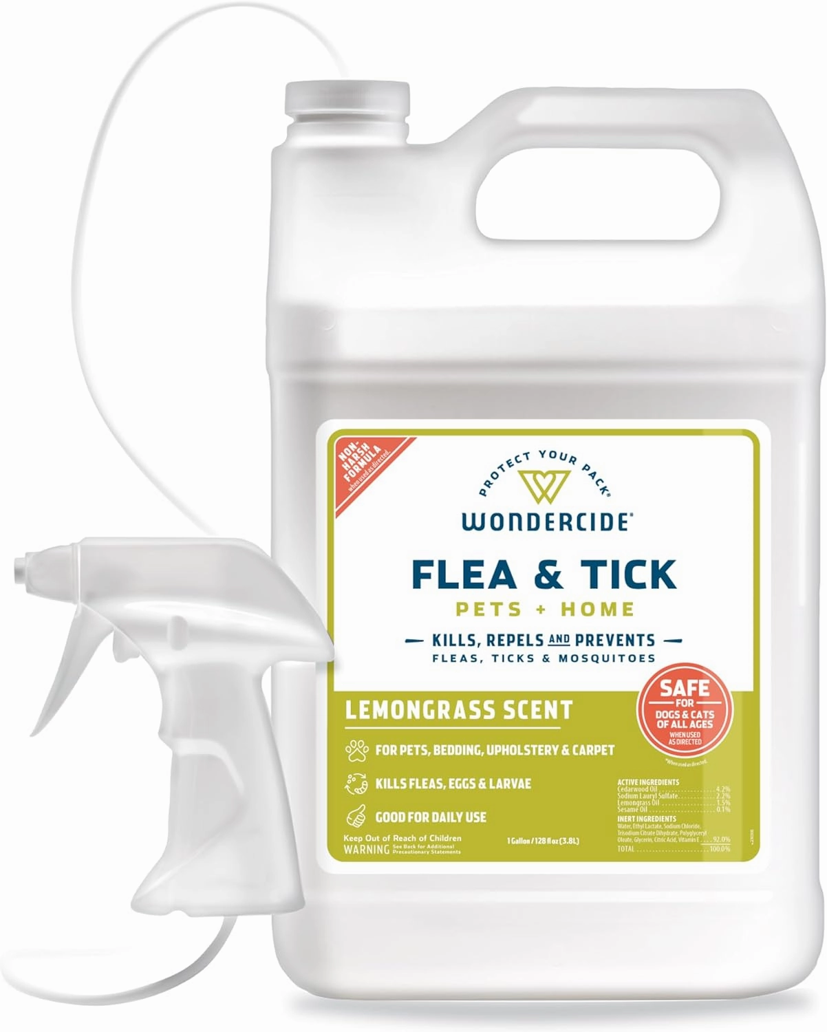 Wondercide Flea, Tick & Mosquito Control Spray for Pets   Home