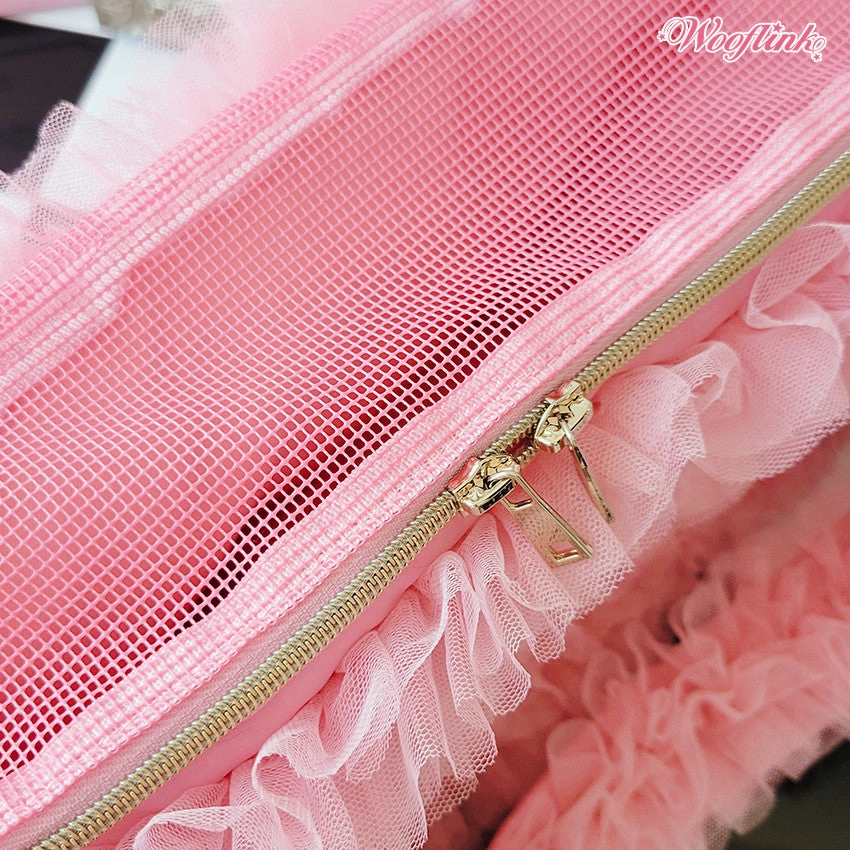Wooflink Hug Me Bag Tulle in Cream