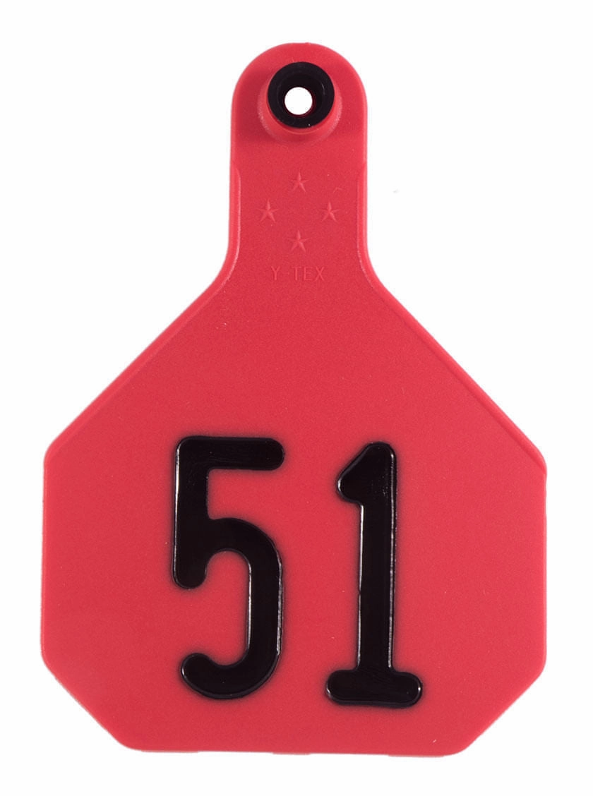 Y-Tex Numbered 2-Piece Ear Tags, 25 ct chicken supplies backyard chicken coop accessories poultry food chicken vitamins