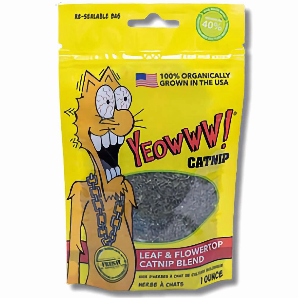 Yeowww! Catnip For Cats 1oz cat snacks catnip treats healthy cat food cat reward treats low calorie cat food