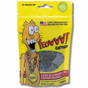 Yeowww! Catnip For Cats 1oz cat snacks catnip treats healthy cat food cat reward treats low calorie cat food