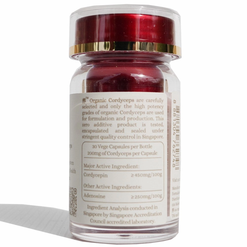Yo Organic Cordyceps Herbal Supplements For Cats & Dogs 30c
