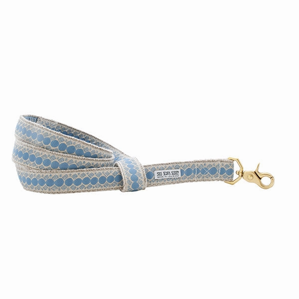 You're a Stud Leash, Lake Blue and Cream