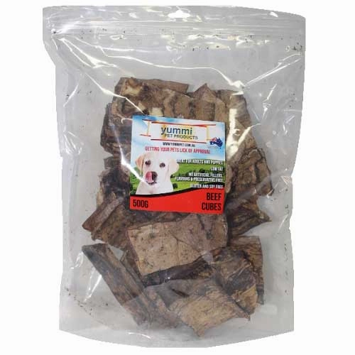 Yummi Beef Cubes Dog Treat