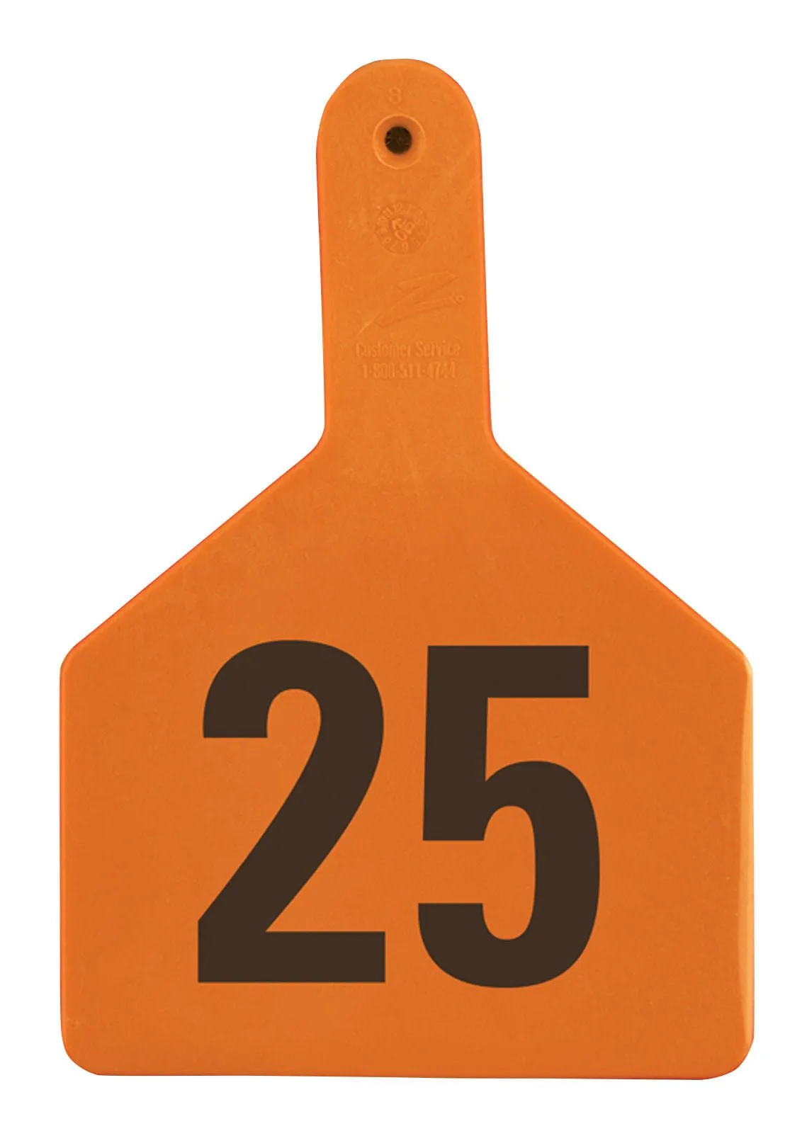 Z1 No-Snag Numbered 1-Piece Ear Tags, 25 ct
