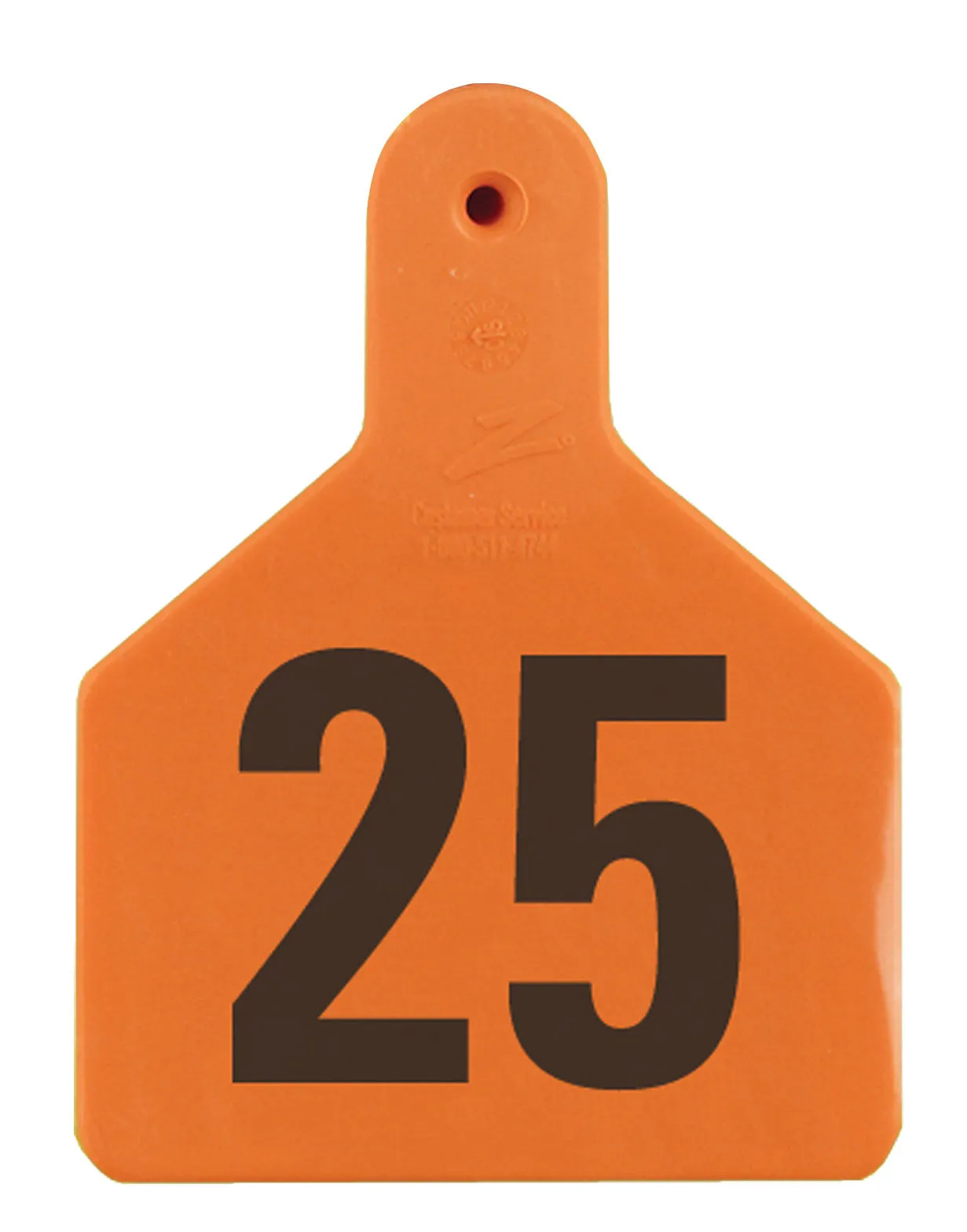 Z1 No-Snag Numbered 1-Piece Ear Tags, 25 ct