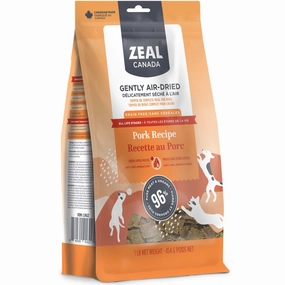 Zeal Canada Gently Air-Dried Pork Recipe Dry Dog Food 1lb (Exp 20Jan2026) horse supplement horse vitamins animal probiotics livestock digestive aid horse immune booster