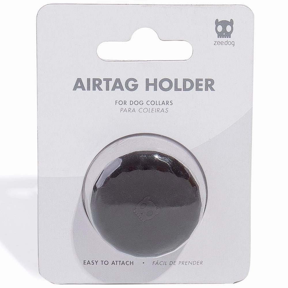 Zee.Dog Airtag Holder For Dog Collars (Gotham) dog carrier dog bag pet backpack dog car seat carrier soft dog crate