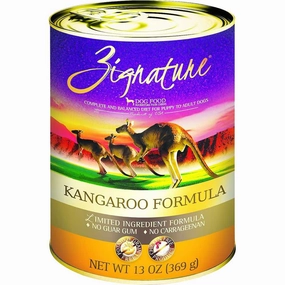 Zignature Kangaroo Grain Free Canned Dog Food 369g dog supplies dog food toys accessories dog bed